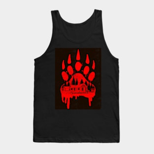 Bear Pawprint Cabin Tank Top